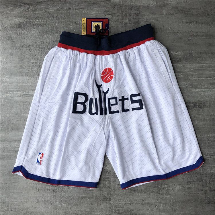 Men 2021 Bullets White Shorts